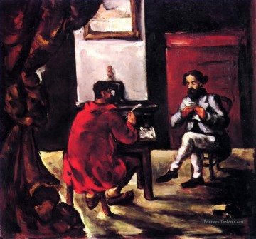 Paul Cézanne œuvres - Paul Alexis Lecture à Zola House Paul Cézanne